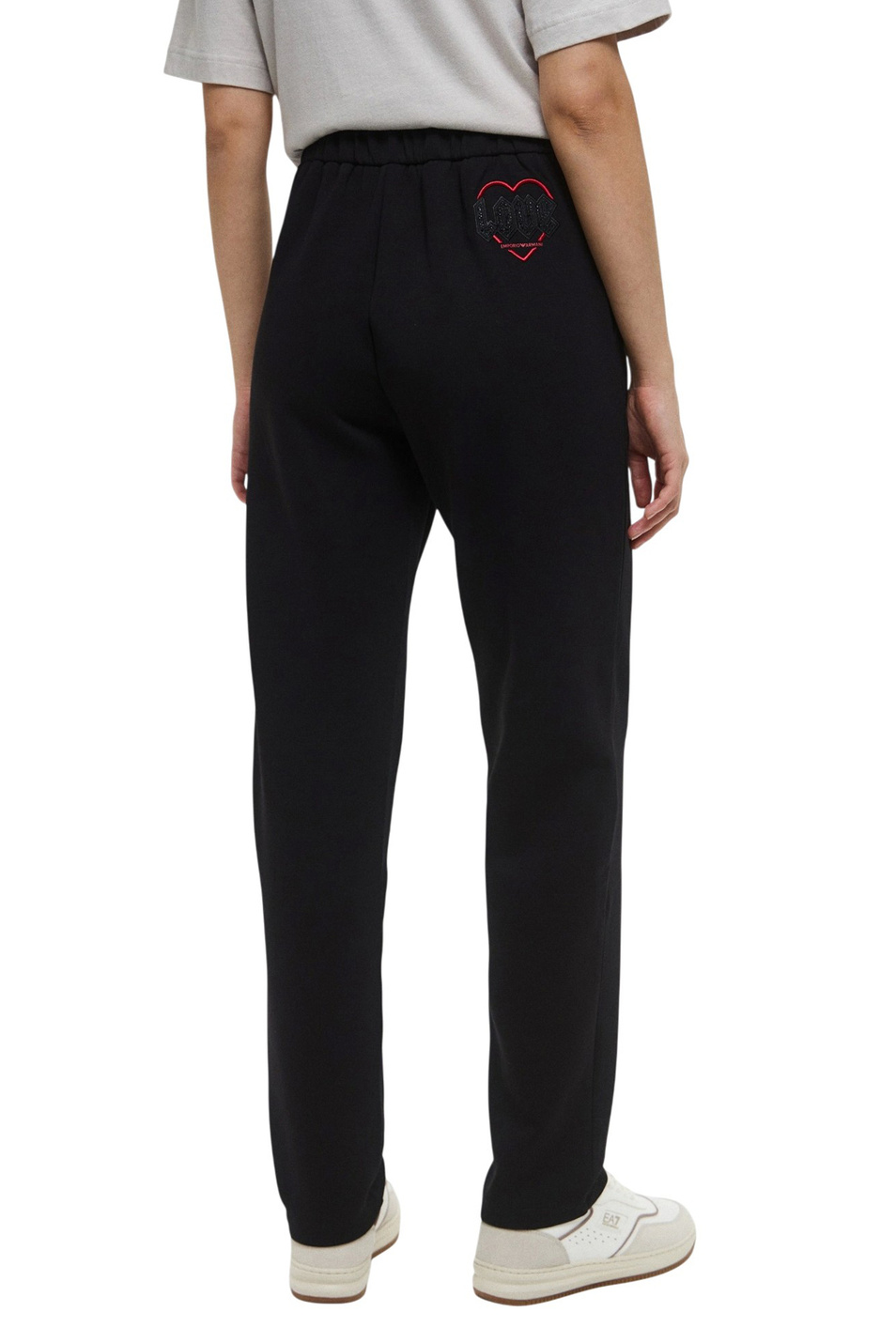 Женский Emporio Armani Брюки с вышивкой (цвет ), артикул EW001362-AF10002 | Фото 4