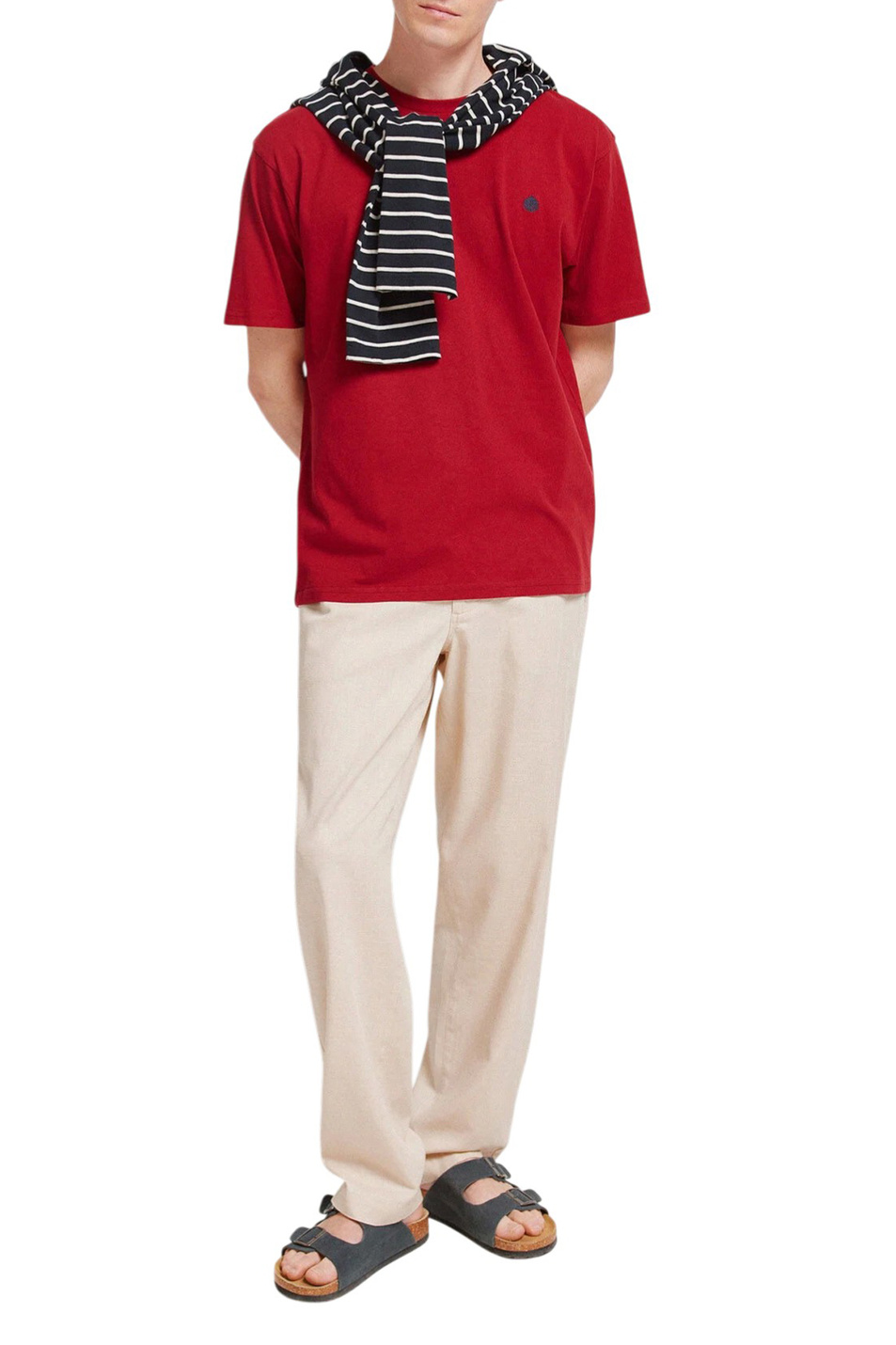 Мужской Springfield Футболка из хлопка (цвет ), артикул 7122309 | Фото 2