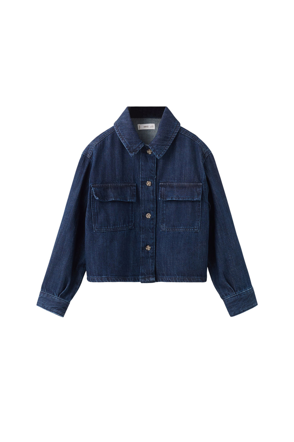 Девочкам Mango Kids Рубашка джинсовая SANDYSET (цвет ), артикул 27085147 | Фото 1