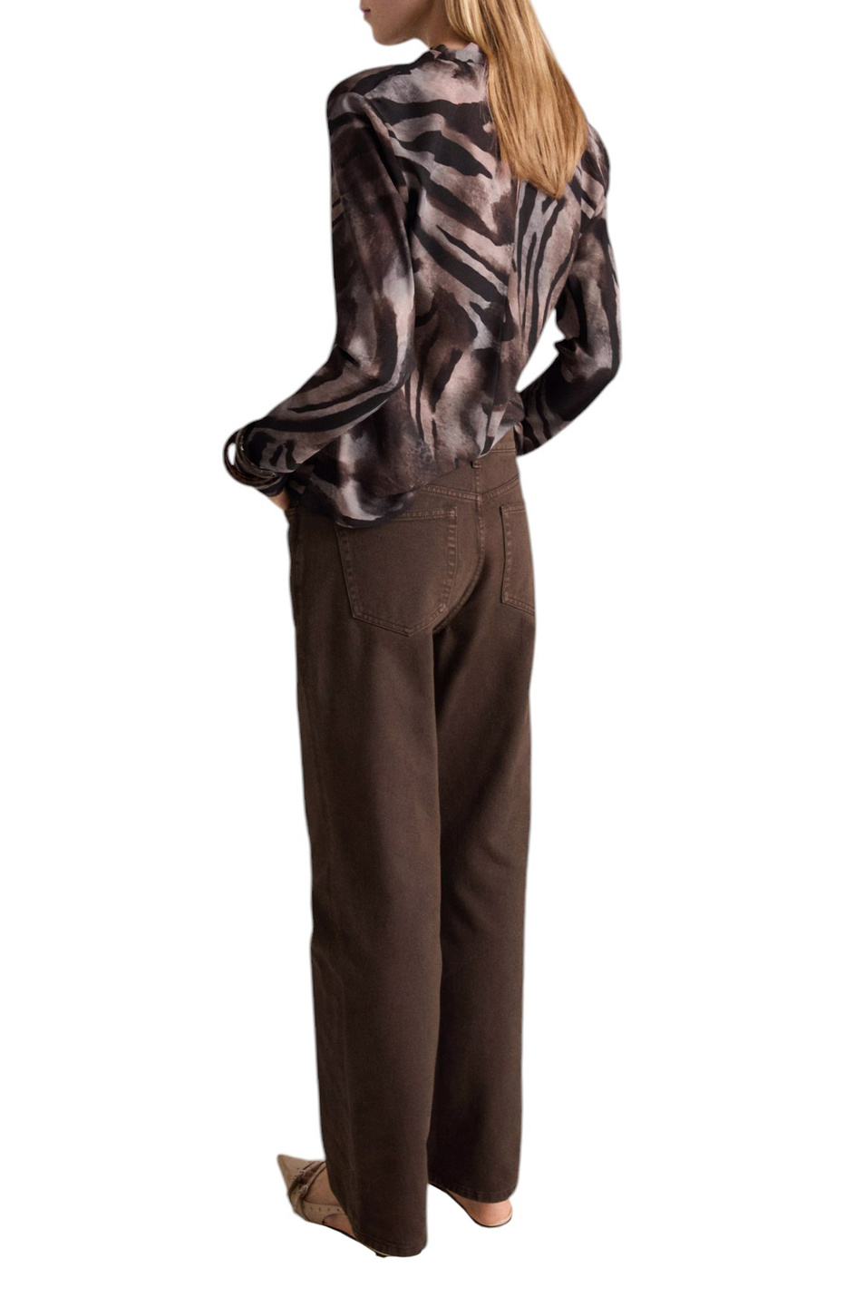 Женский Mango Блузка MARTINA с принтом (цвет ), артикул 87034093 | Фото 4