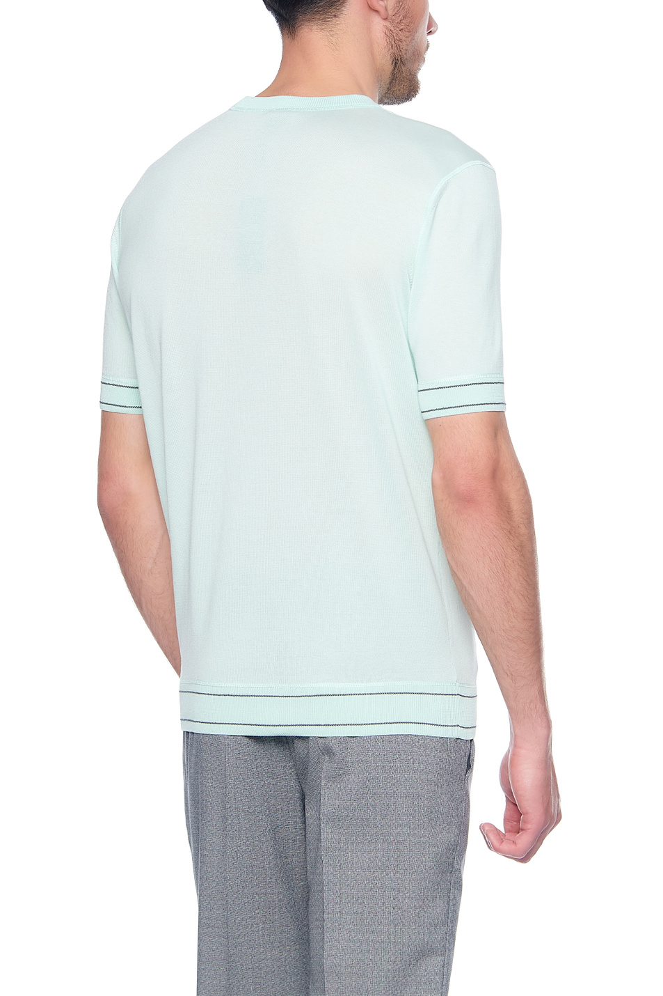 BOSS Свитер-футболка Horelli из мерсеризованного хлопка (цвет ), артикул 50452407 | Фото 4