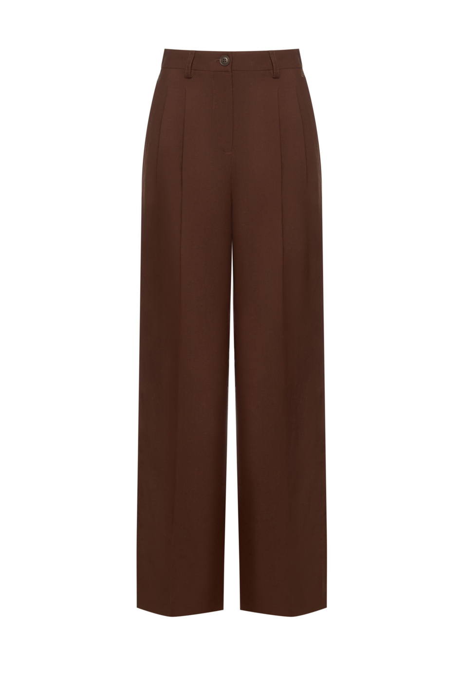 Женский TWINSET Milano Брюки-палаццо из смесового льна (цвет ), артикул 261AP2324 | Фото 1