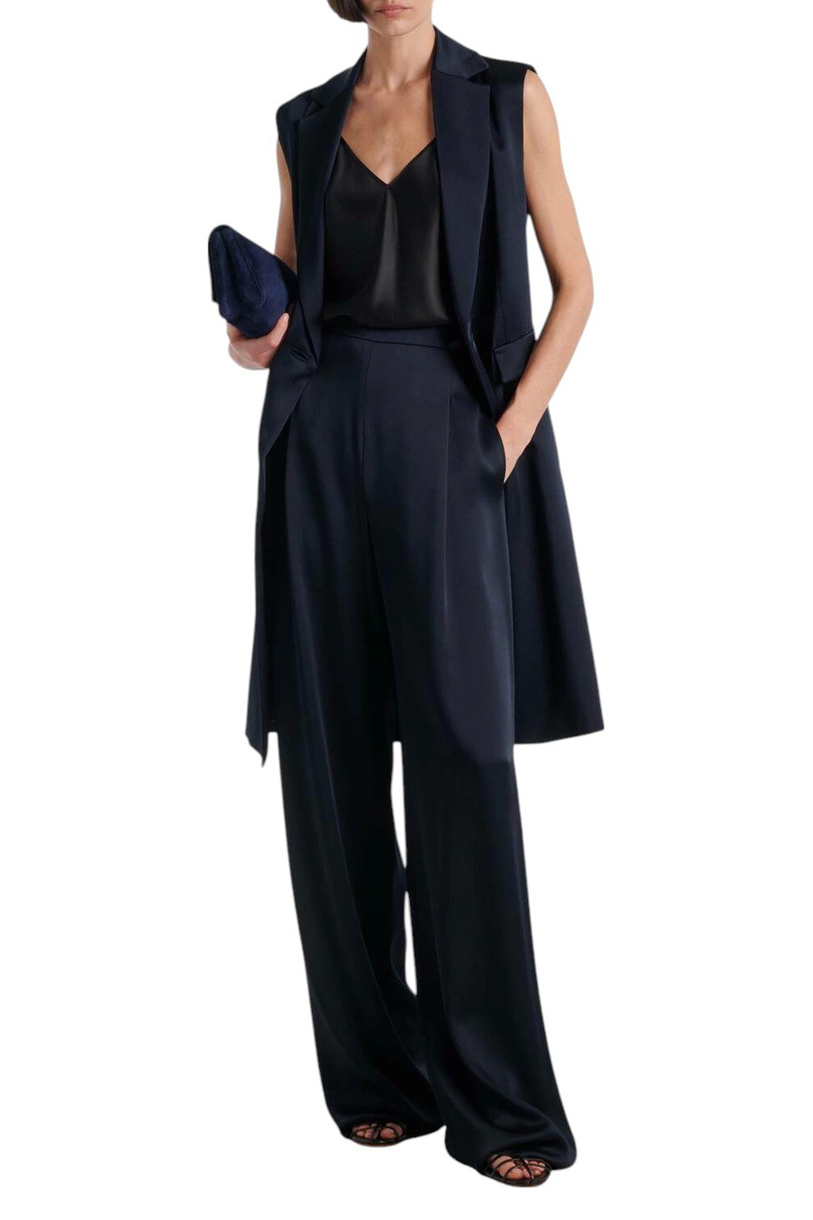 Женский Max Mara Брюки DRITTO однотонные (цвет ), артикул 2526136023 | Фото 3