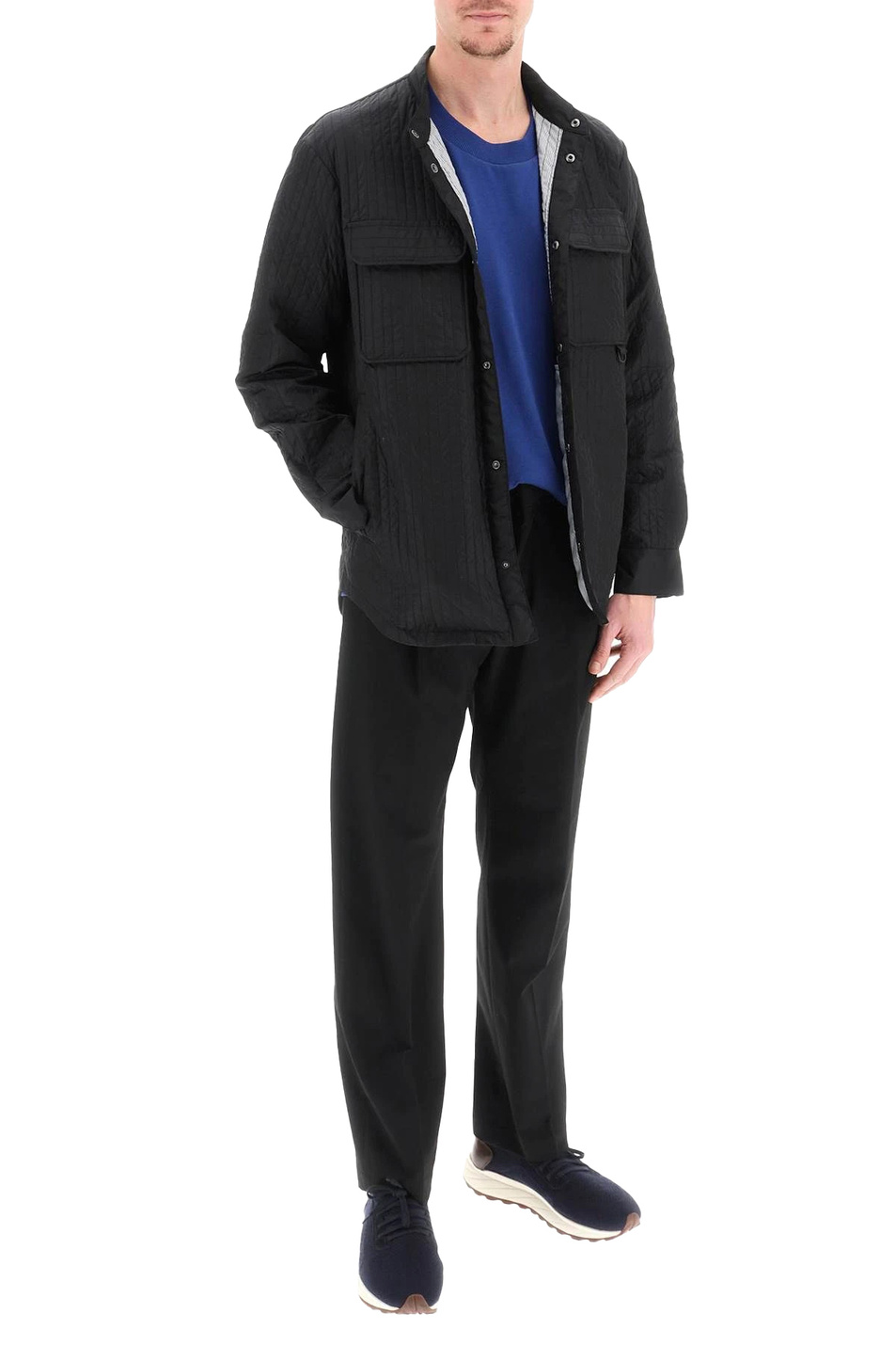 Мужской Emporio Armani Куртка на кнопках с накладными карманами (цвет ), артикул 3R1BB7-1NRIZ | Фото 2