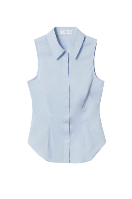 Рубашка SOFIACU приталенного кроя|Основной цвет:Голубой|Артикул:27088631 | Фото 1