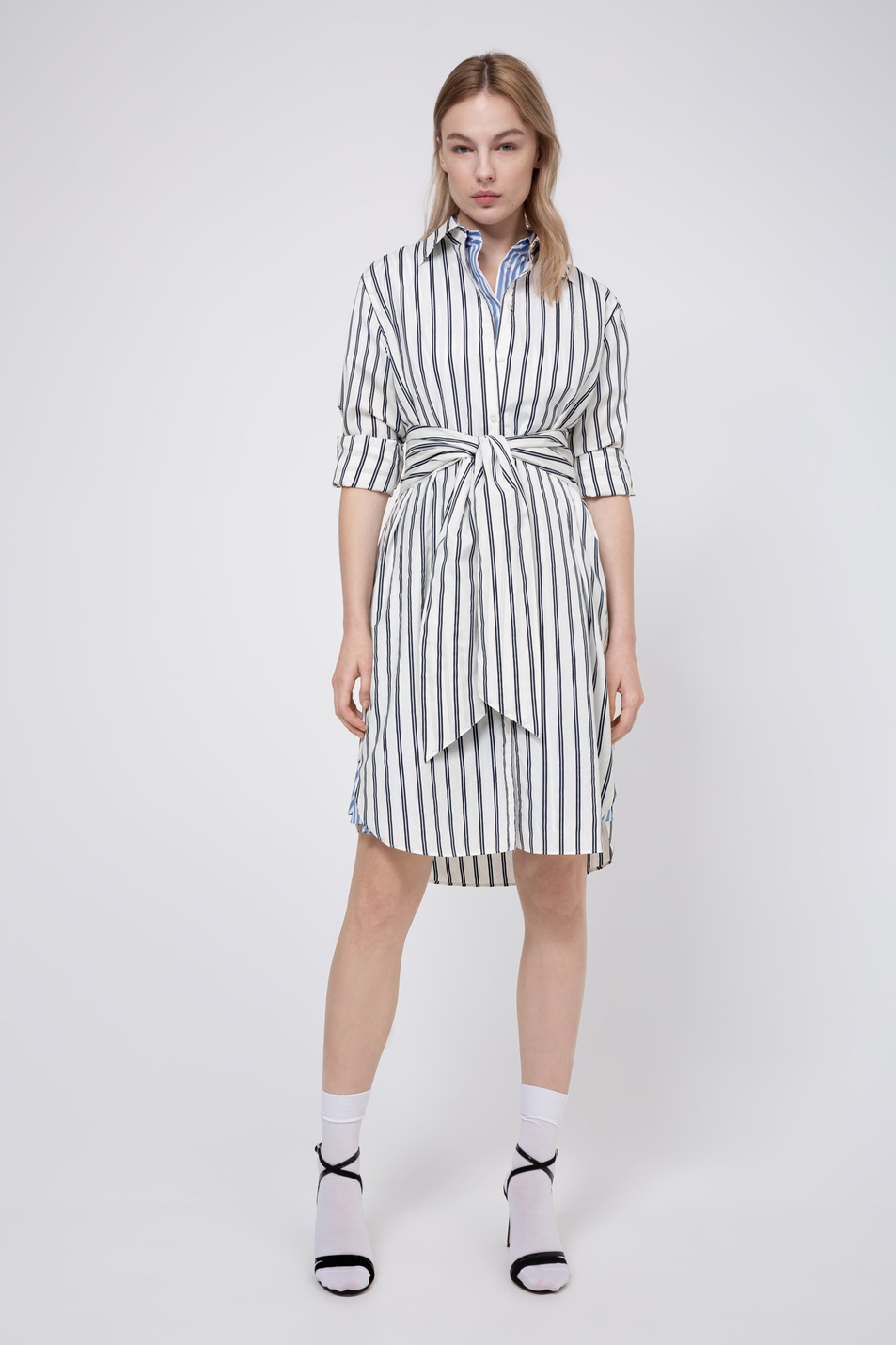 HUGO Платье-рубашка из смесовой вискозы с добавлением шелка (цвет ), артикул 50426620 | Фото 1