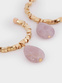 Parfois Серьги-кольца с декоративными камнями (Розовый цвет), артикул 179790 | Фото 2