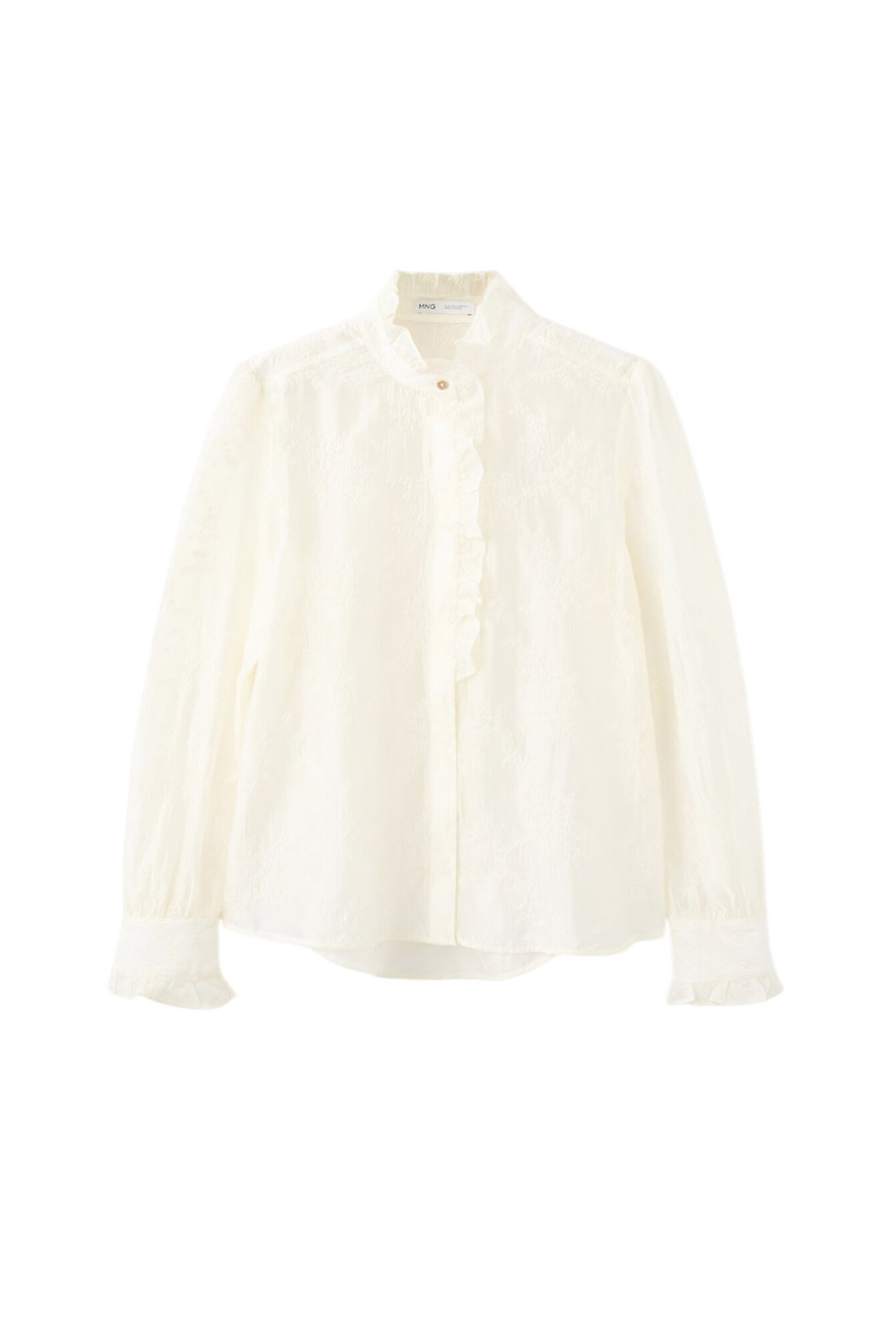 Женский Mango Блузка FILCAYA с вышивкой (цвет ), артикул 27085824 | Фото 1