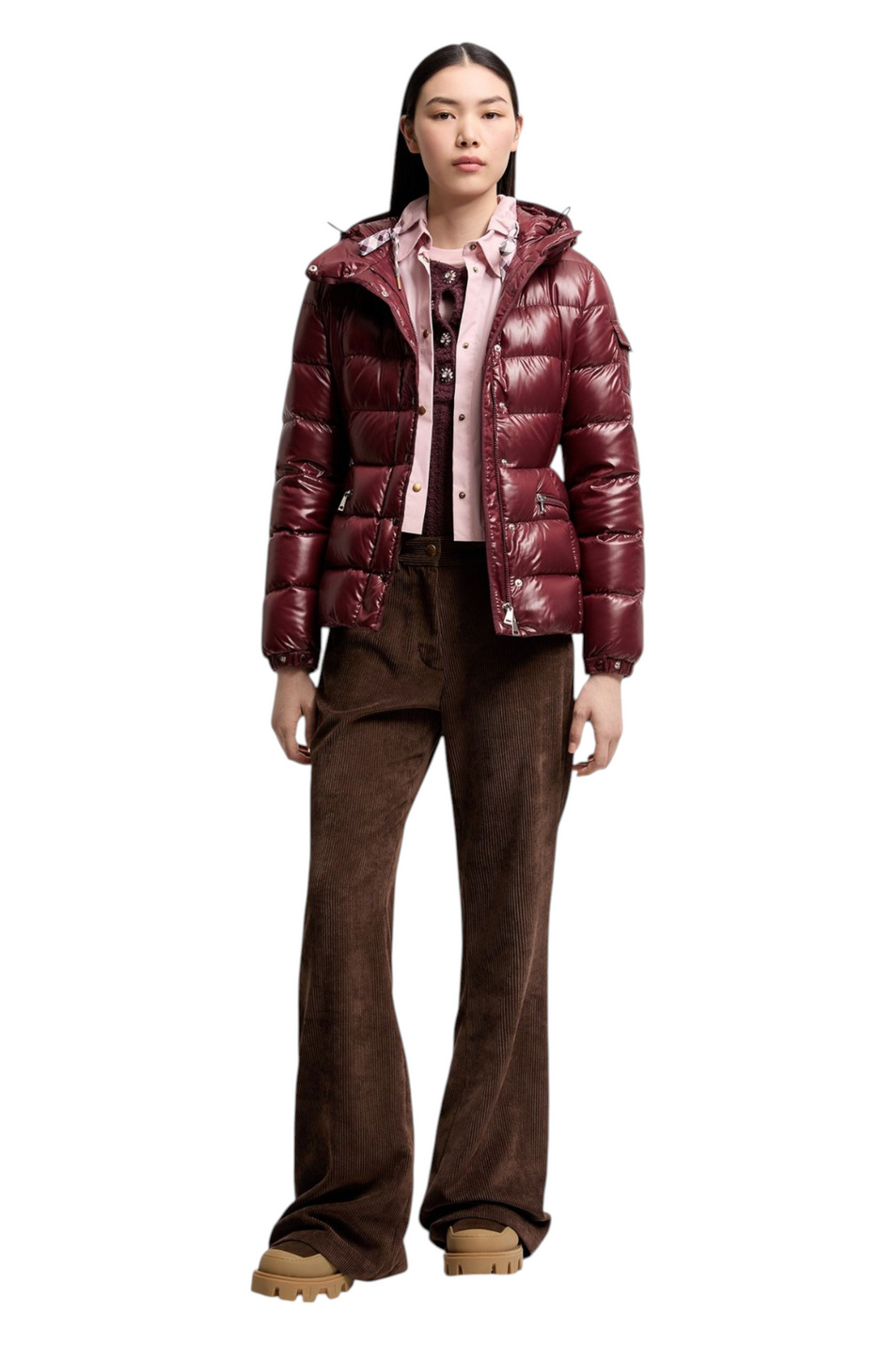 Женский Moncler Куртка BARANTE с пуховым наполнителем (цвет ), артикул L20931A00143-597Z8 | Фото 2
