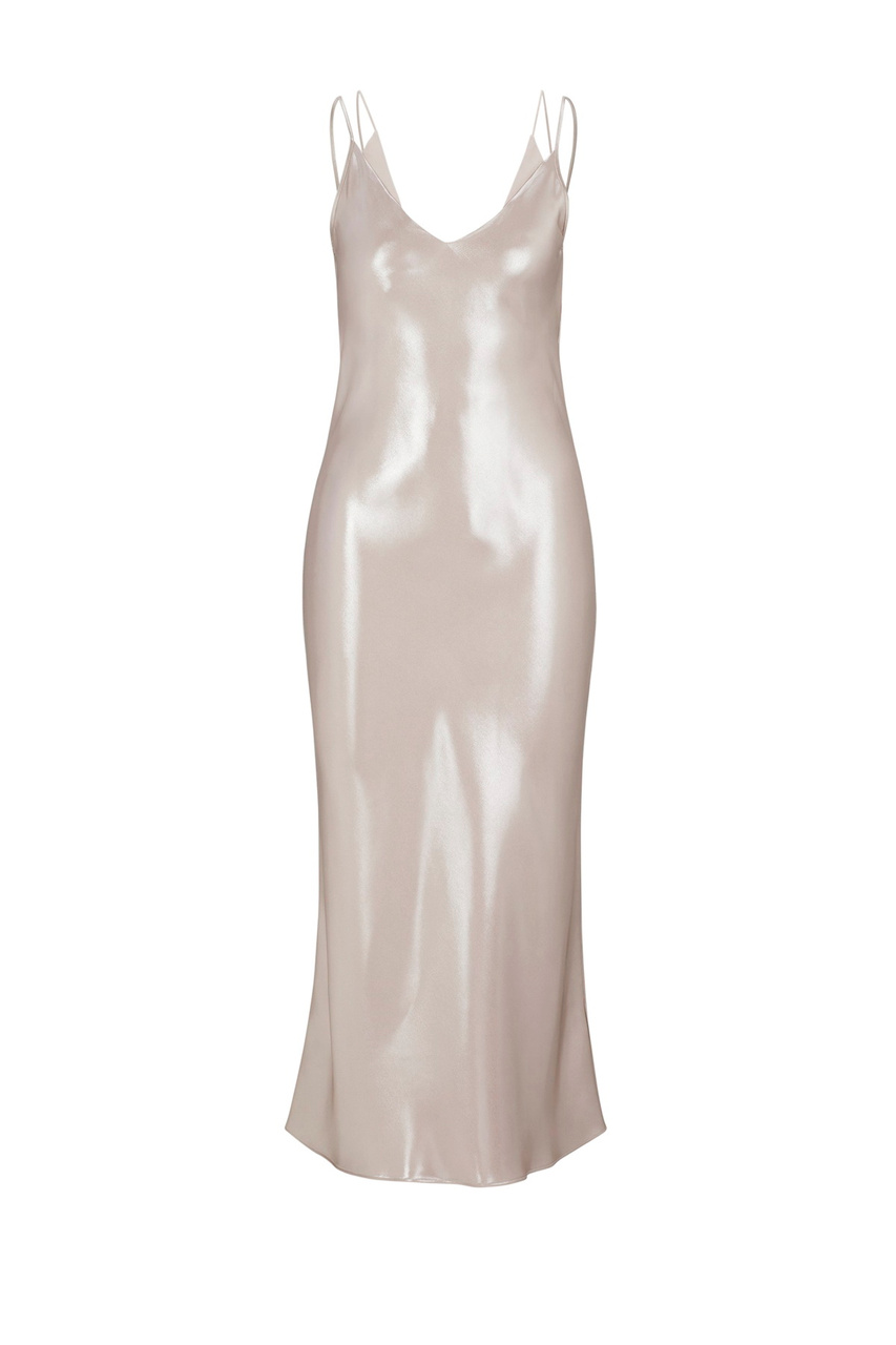 Платье однотонное|Основной цвет:Серый|Артикул:50511832 | Фото 1
