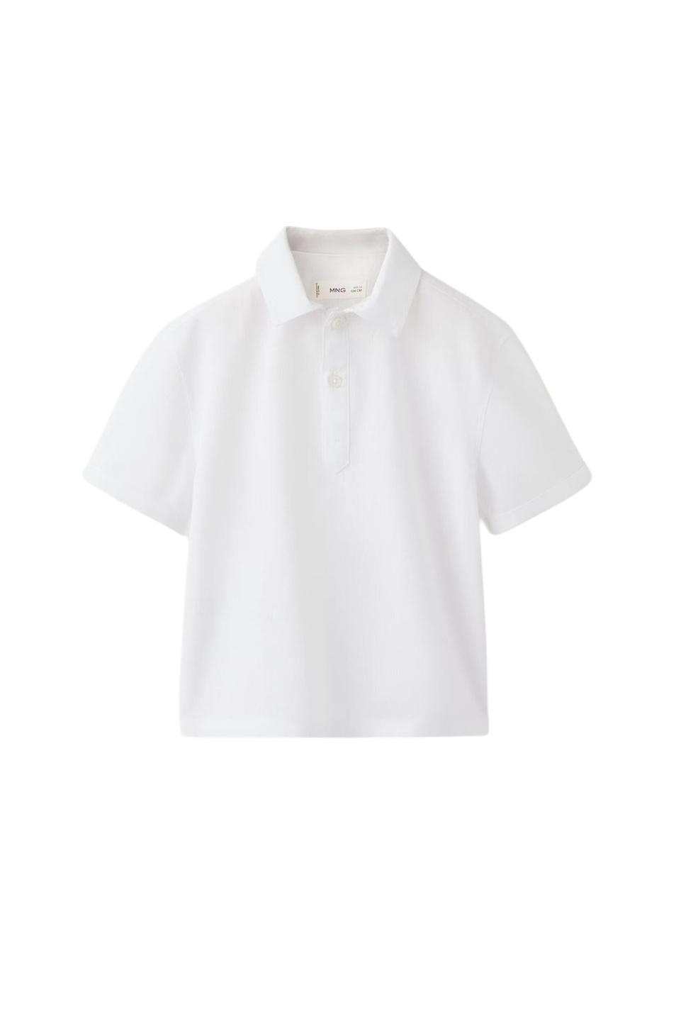 Мальчикам Mango Kids Поло MILOS из хлопка и льна (цвет ), артикул 27016730 | Фото 1