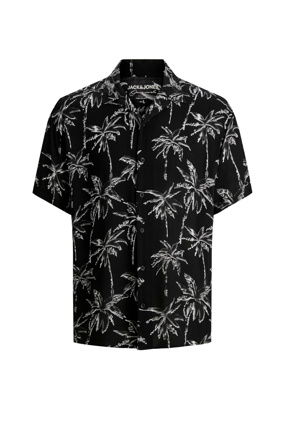 Мужской Jack & Jones Рубашка с коротким рукавом и растительным принтом (цвет ), артикул 12187990 | Фото 1