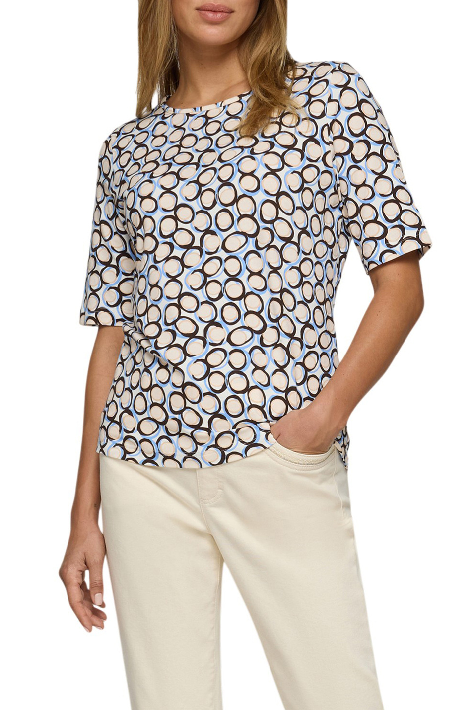 Женский Rabe Футболка с принтом (цвет ), артикул 56-118376 | Фото 4