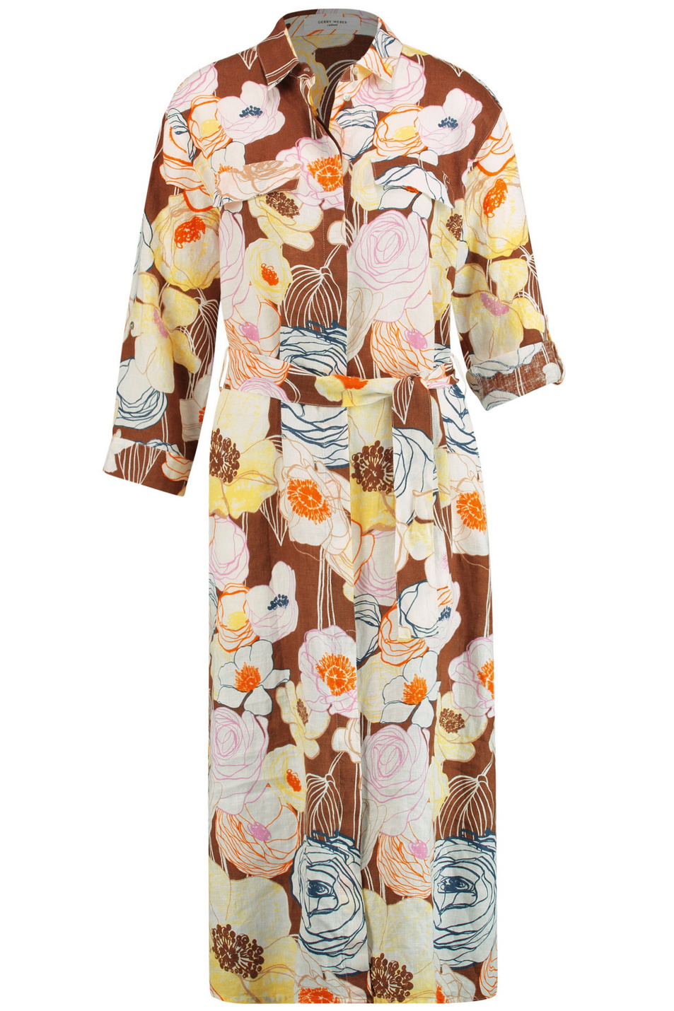 Gerry Weber Платье-рубашка из натурального льна (цвет ), артикул 285000-66631 | Фото 1