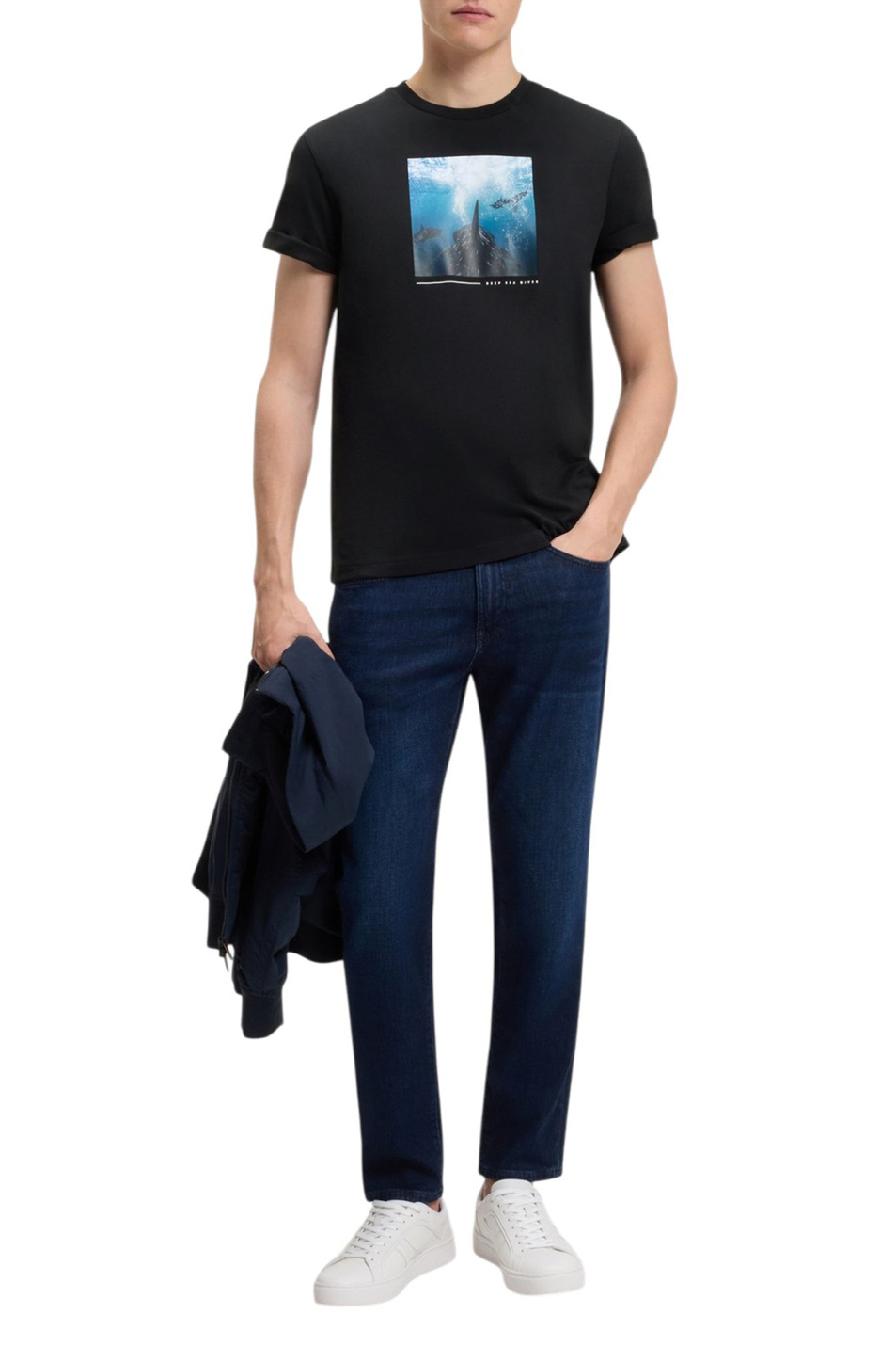 Мужской BOSS Футболка Te_Creature с принтом (цвет ), артикул 50561861 | Фото 2