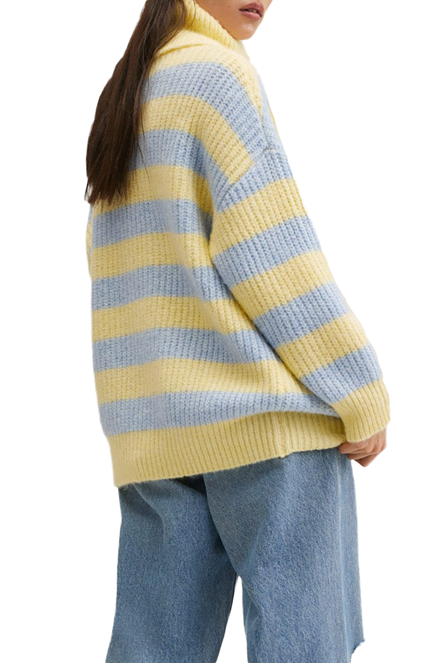 Свитер оверсайз LASTRUMC в полоску|Основной цвет:Мультиколор Женский Mango Свитер оверсайз LASTRUMC в полоску (цвет ), артикул 27032883 | Фото 4