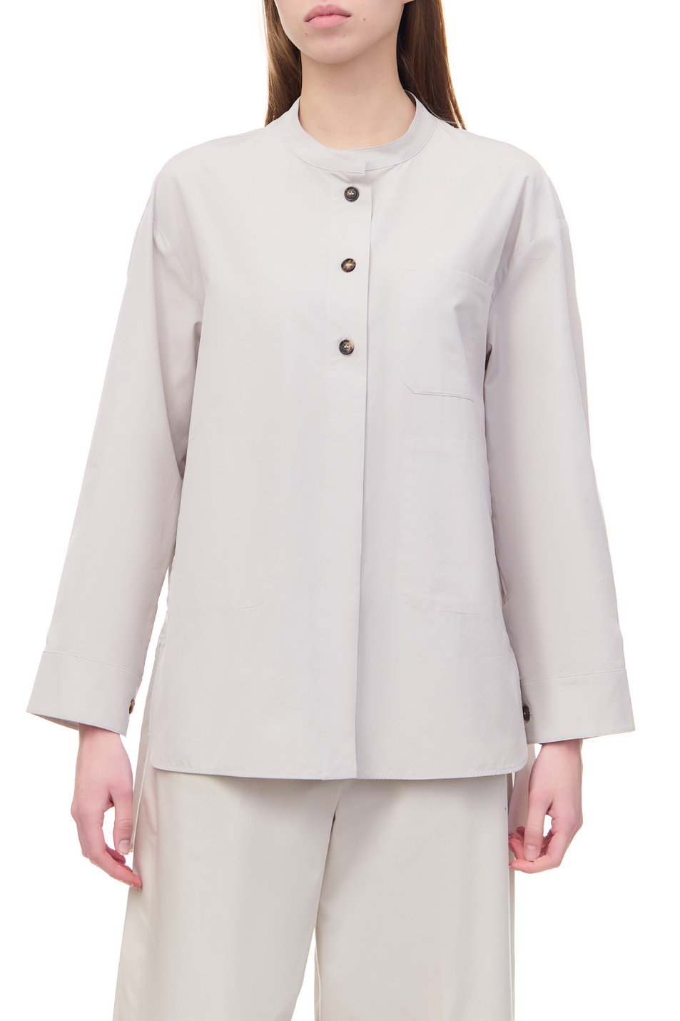 Женский Max Mara Рубашка PALMAS из натурального хлопка (цвет ), артикул 2391910132 | Фото 4