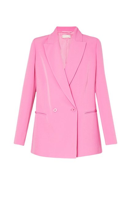 Пиджак свободного кроя|Основной цвет:Розовый|Артикул:WA3433T7896 | Фото 1