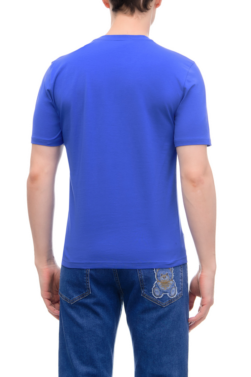 Мужской Moschino Футболка с крупным логотипом на груди (цвет ), артикул A0702-2039 | Фото 4