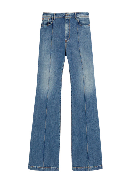 Расклешенные джинсы CLORO|Основной цвет:Голубой|Артикул:71810627 | Фото 1