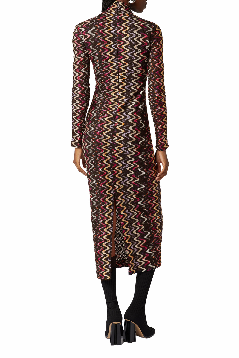 Женский Missoni Платье из смесовой шерсти с принтом (цвет ), артикул DS23WG30-BR00P3 | Фото 3
