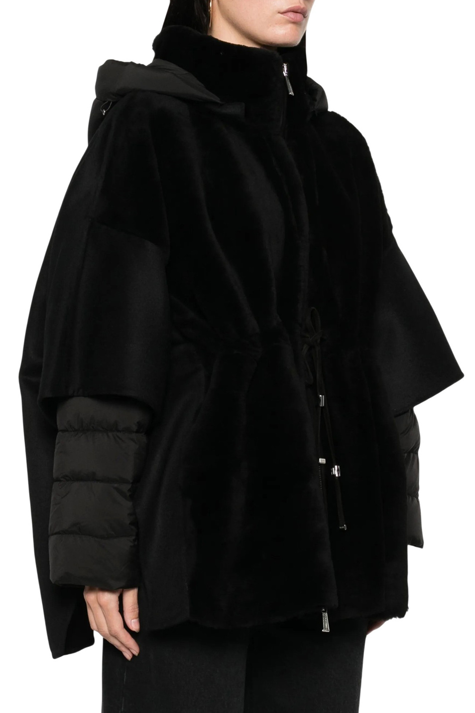 Женский MooRER Полупальто RAJA-MCW со съемными рукавами (цвет ), артикул MODGI101083-TEPAQ18-RAJA- | Фото 3