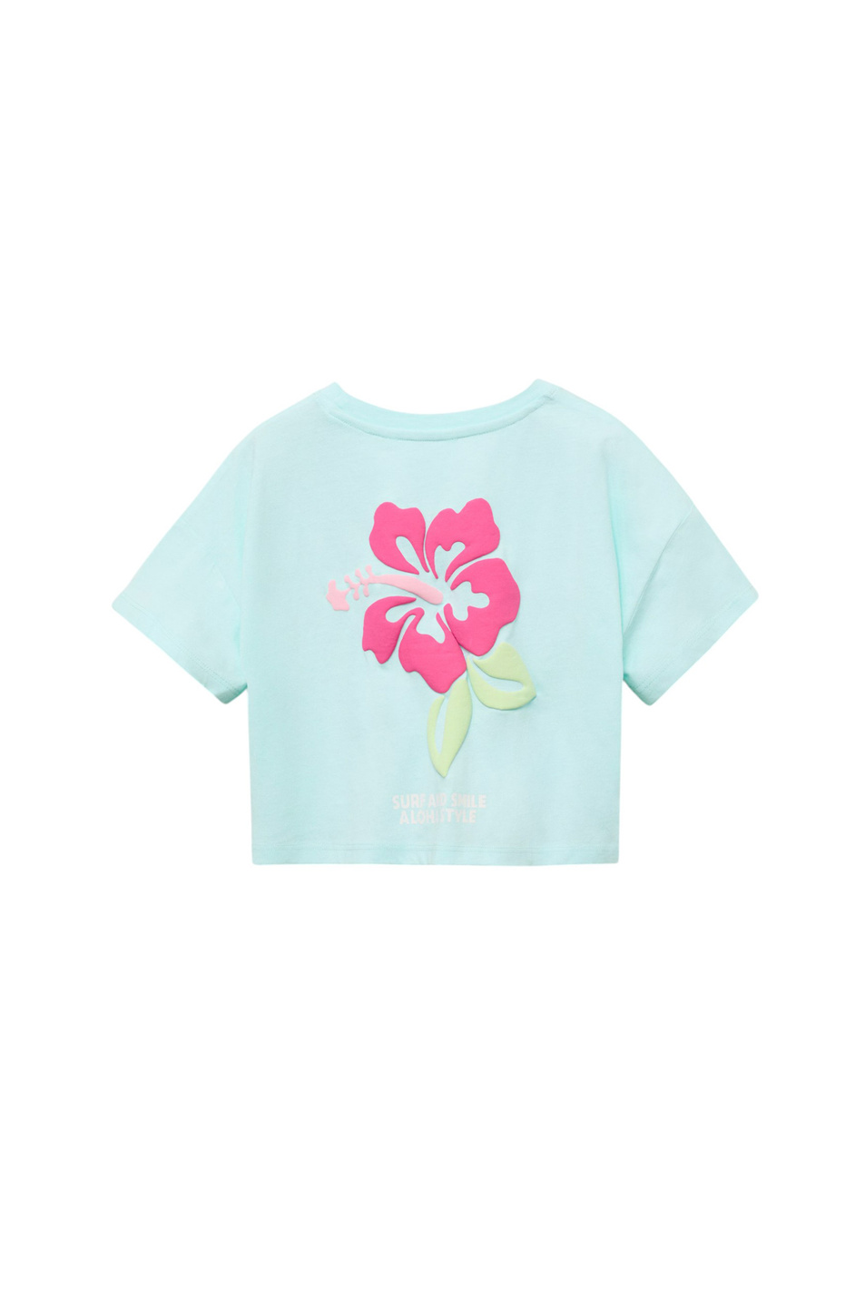 Девочкам Mango Kids Футболка HIBI с принтом (цвет ), артикул 87008289 | Фото 2