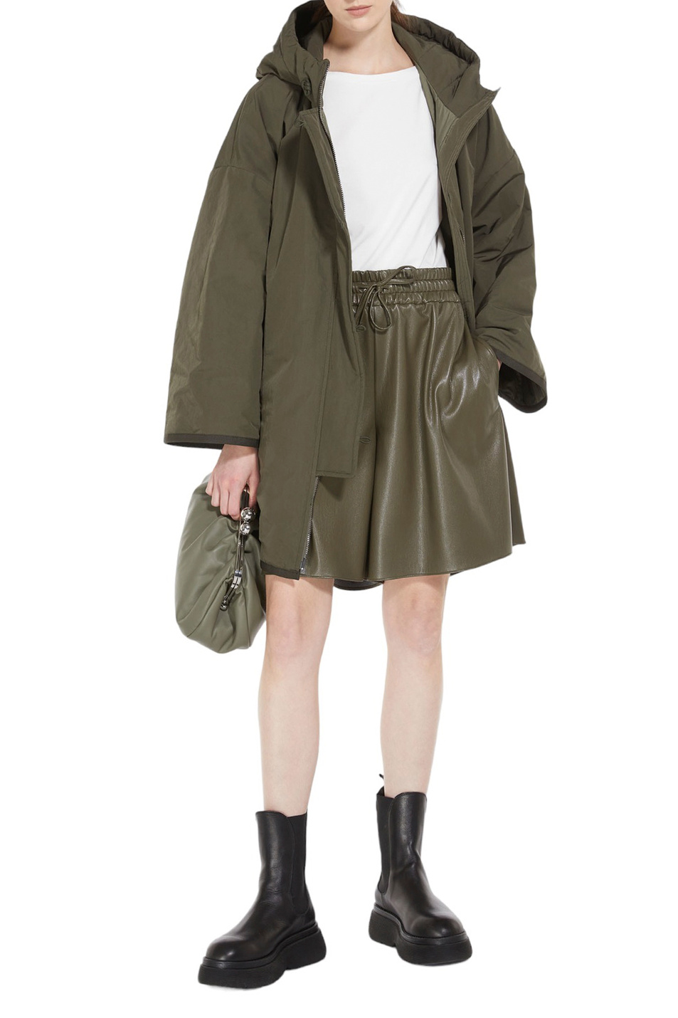 Женский Weekend Max Mara Парка двусторонняя LORETTA с капюшоном (цвет ), артикул 2354960239 | Фото 2