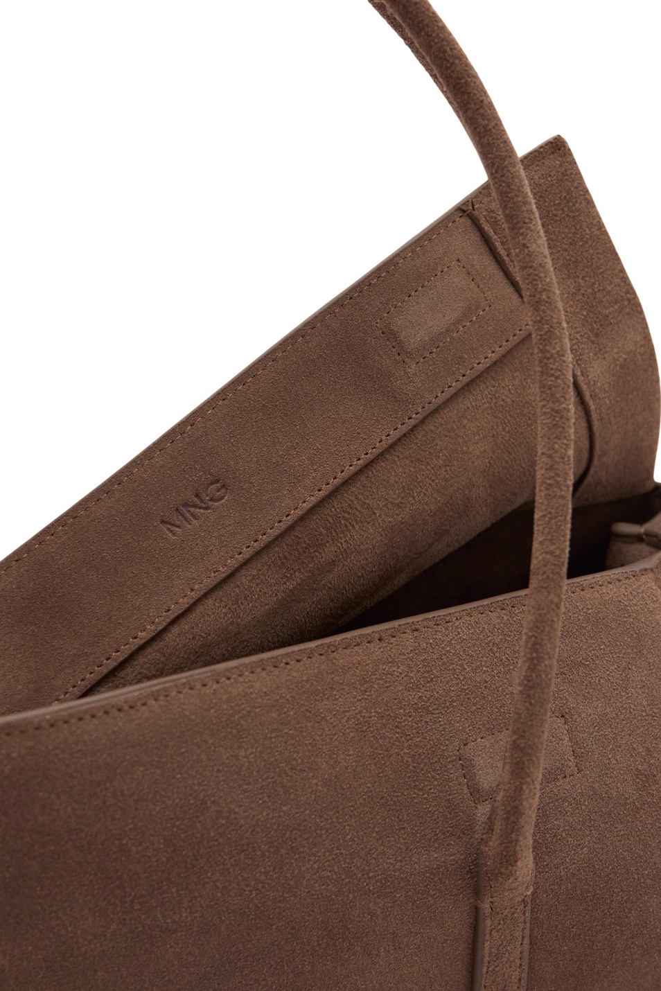 Женский Mango Сумка EROS из натуральной замши (цвет ), артикул 27093327 | Фото 4