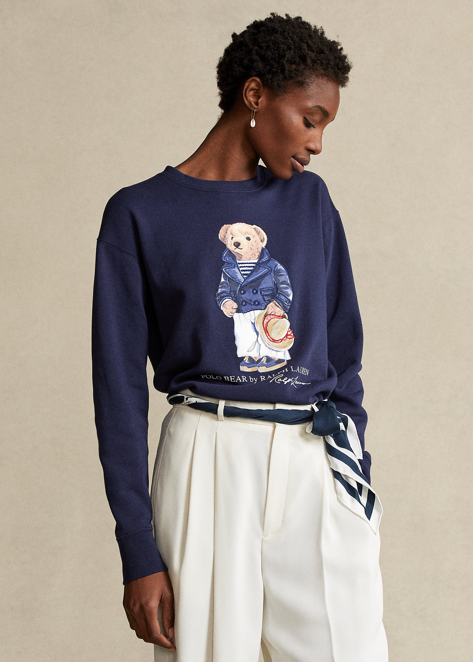 Женский Polo Ralph Lauren Свитшот Polo Bear из флиса (цвет ), артикул 211827921001 | Фото 3