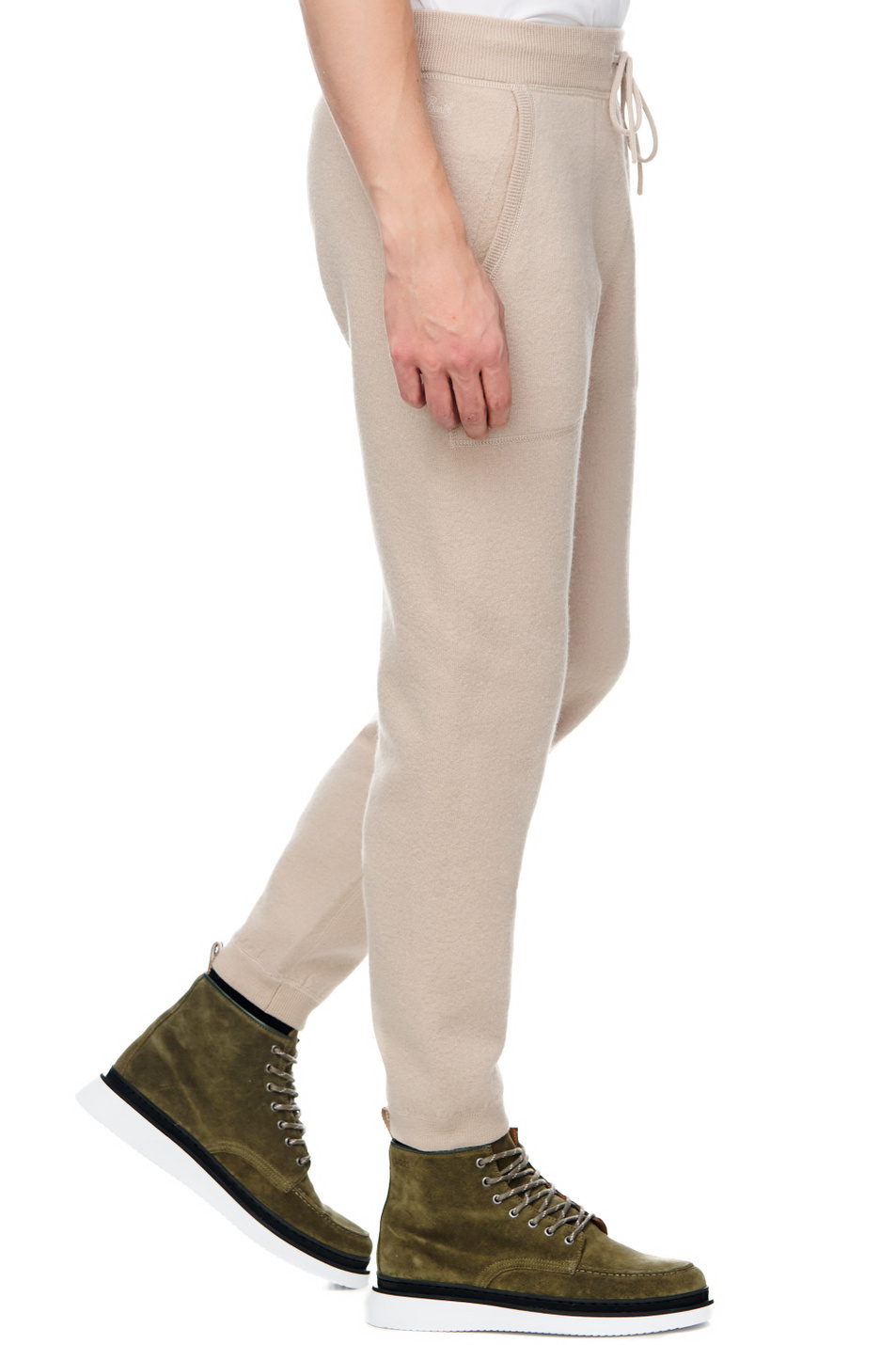 Мужской MC2 Saint Barth Брюки из чистой шерсти с карманами (цвет ), артикул JOH0001-00255C | Фото 3