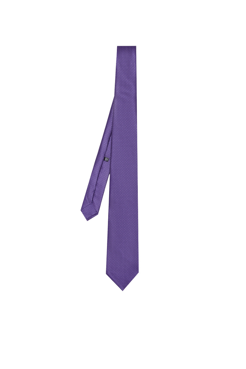 Галстук из натурального шелка|Основной цвет:Фиолетовый|Артикул:CH-37033 | Фото 1