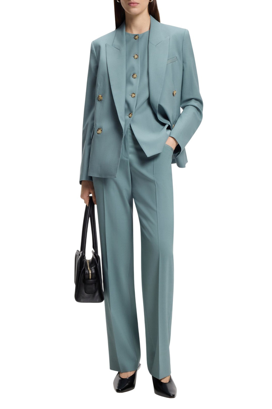 Женский BOSS Брюки Tilda из шерсти (цвет ), артикул 50546613 | Фото 2