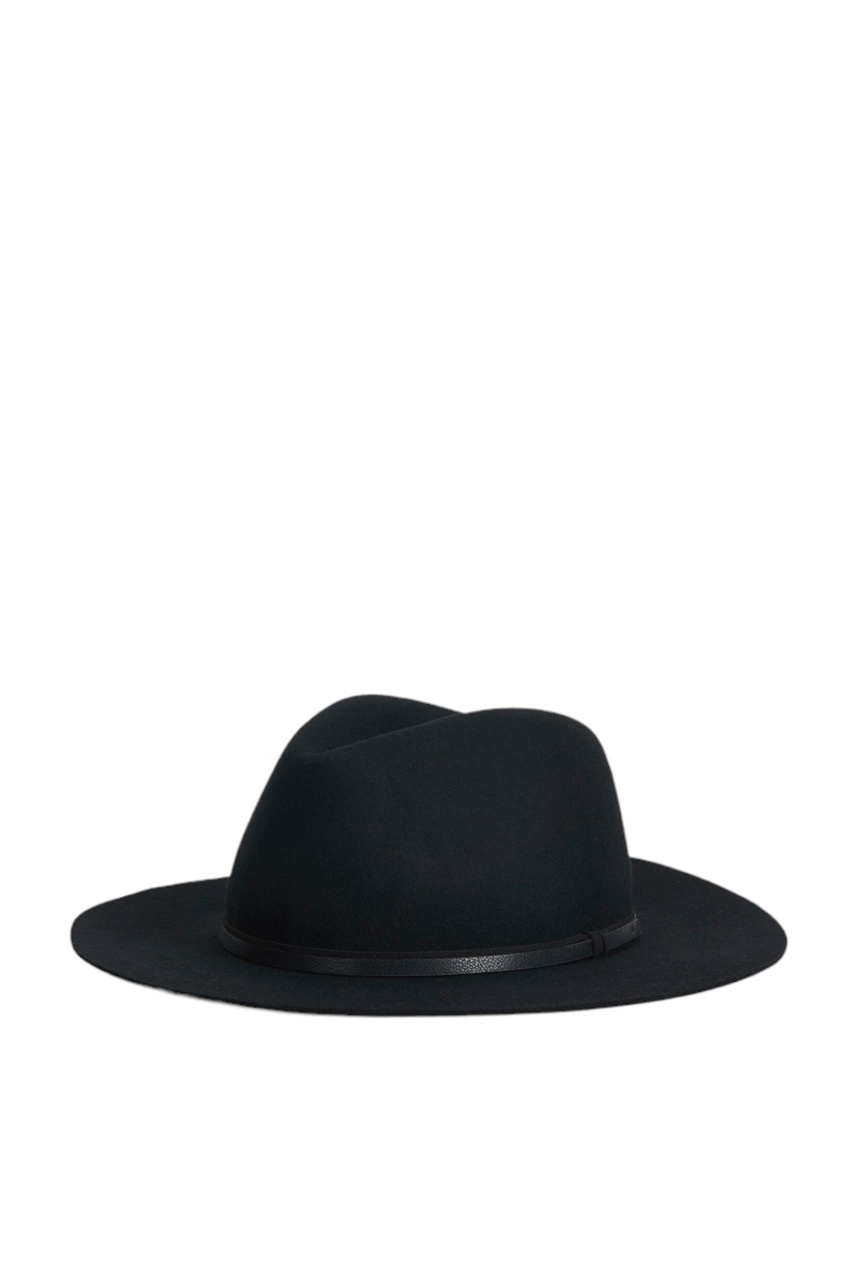 Шляпа из натуральной шерсти|Основной цвет:Черный|Артикул:169729 | Фото 1