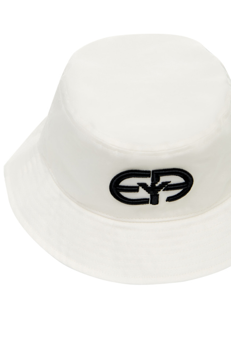 Emporio Armani Панама с вышитым логотипом (Белый цвет), артикул 627867-2R554 | Фото 2