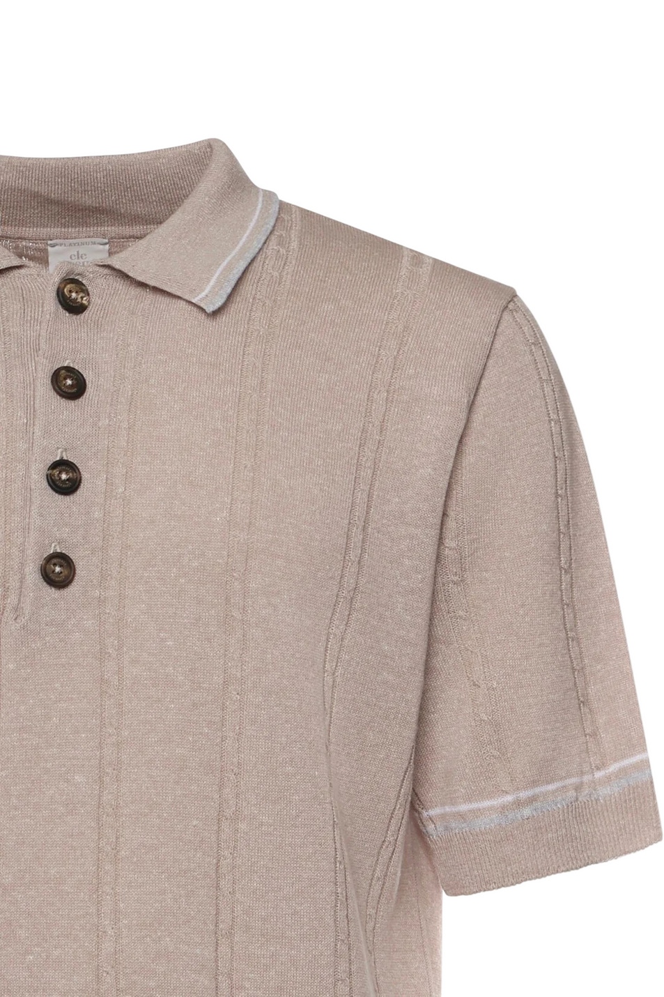 Мужской Eleventy Поло из хлопка и льна (цвет ), артикул M76MAGM42-MAG0M018 | Фото 3