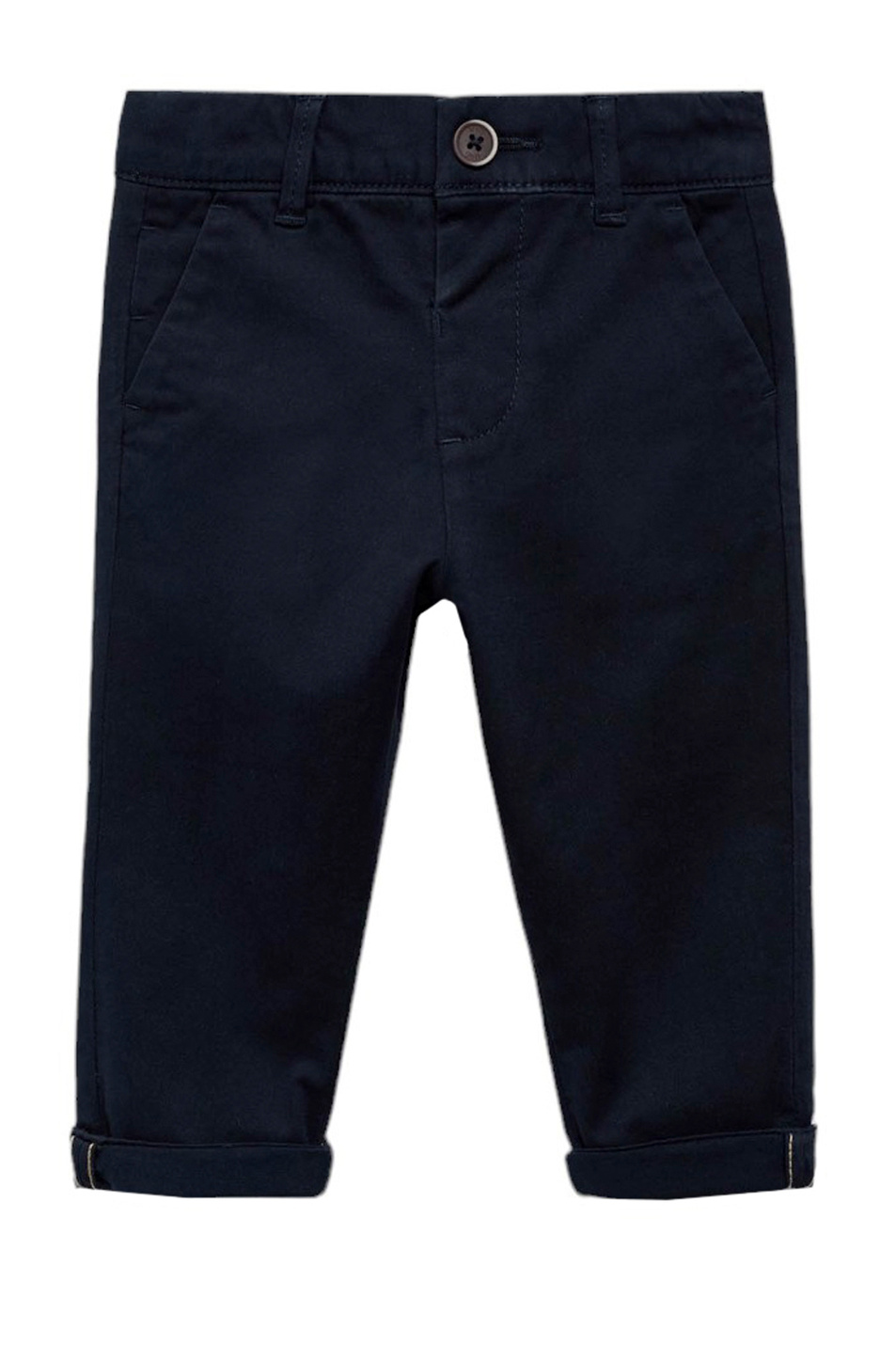 Малышам мальчикам Mango Kids Брюки CHINO7 из эластичного хлопка (цвет ), артикул 77051013 | Фото 1