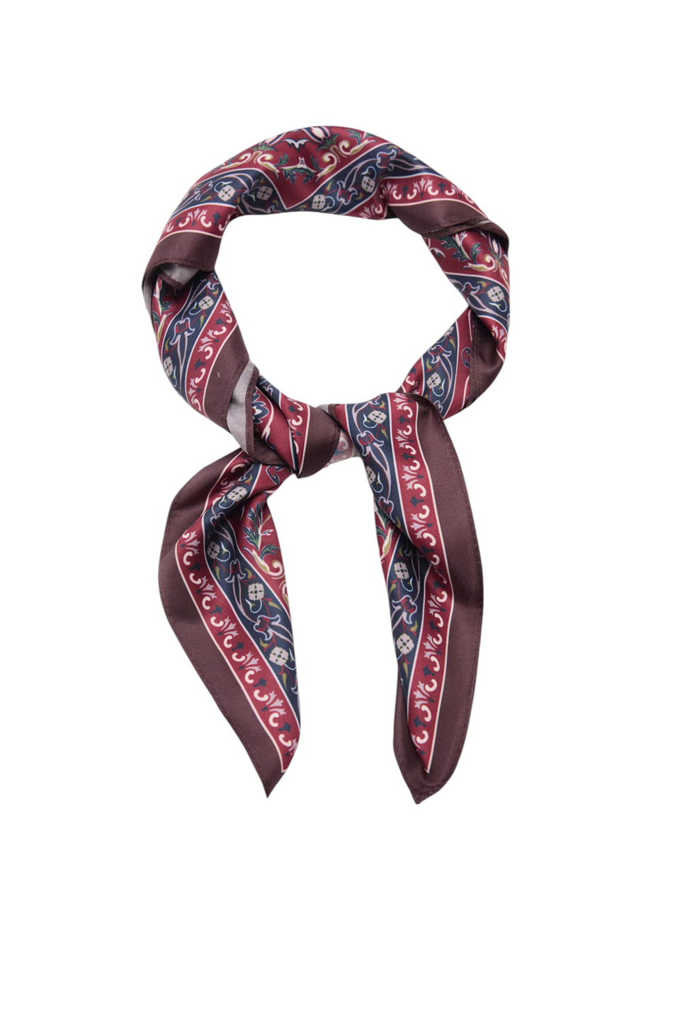 Платок LEAVES с принтом|Основной цвет:Разноцветный Женский Mango Платок LEAVES с принтом (цвет ), артикул 17085985 | Фото 2