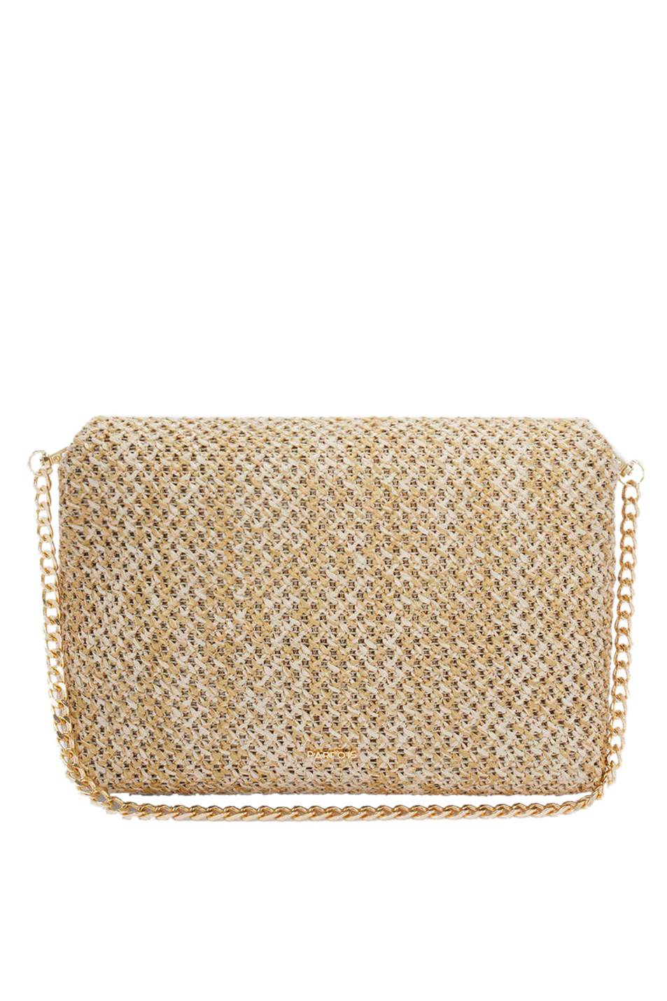 Фактурная сумка из рафии с ремешком-цепочкой|Основной цвет:Бежевый Женский Parfois Фактурная сумка из рафии с ремешком-цепочкой (цвет ), артикул 188255 | Фото 4