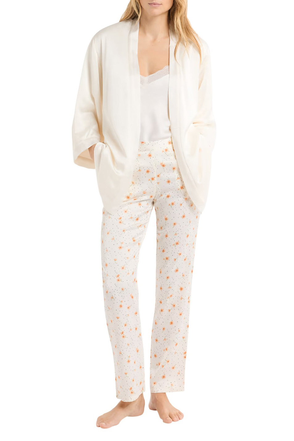 Женский Etam Костюм домашний KAIA (халат, топ, брюки) (цвет ), артикул 6557103 | Фото 1