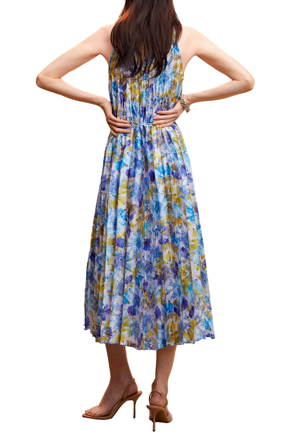 Женский Mango Платье плиссированное BOUQUET (цвет ), артикул 47005881 | Фото 3