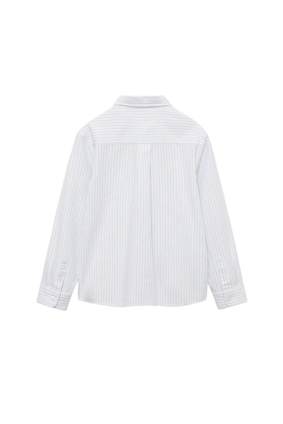 Мальчикам Mango Kids Рубашка OXFORD3 в полоску (цвет ), артикул 87032535 | Фото 2
