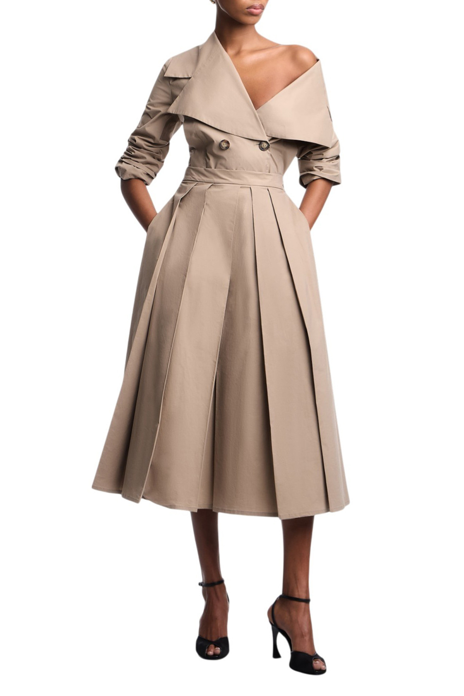 Женский Emporio Armani Тренч укороченный (цвет ), артикул EW004369-AF21642 | Фото 2