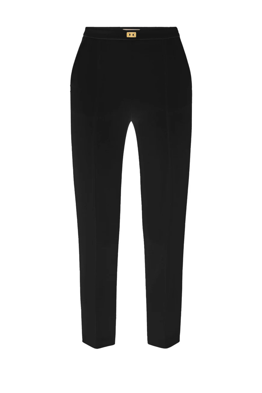 Женский Elisabetta Franchi Брюки однотонные (цвет ), артикул PA07651E2 | Фото 1