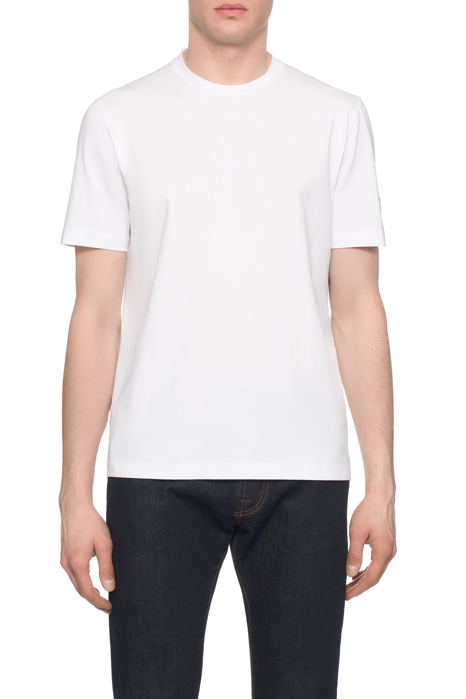 Мужской Corneliani Футболка из эластичного хлопка (цвет ), артикул 27G586-2725028 | Фото 4