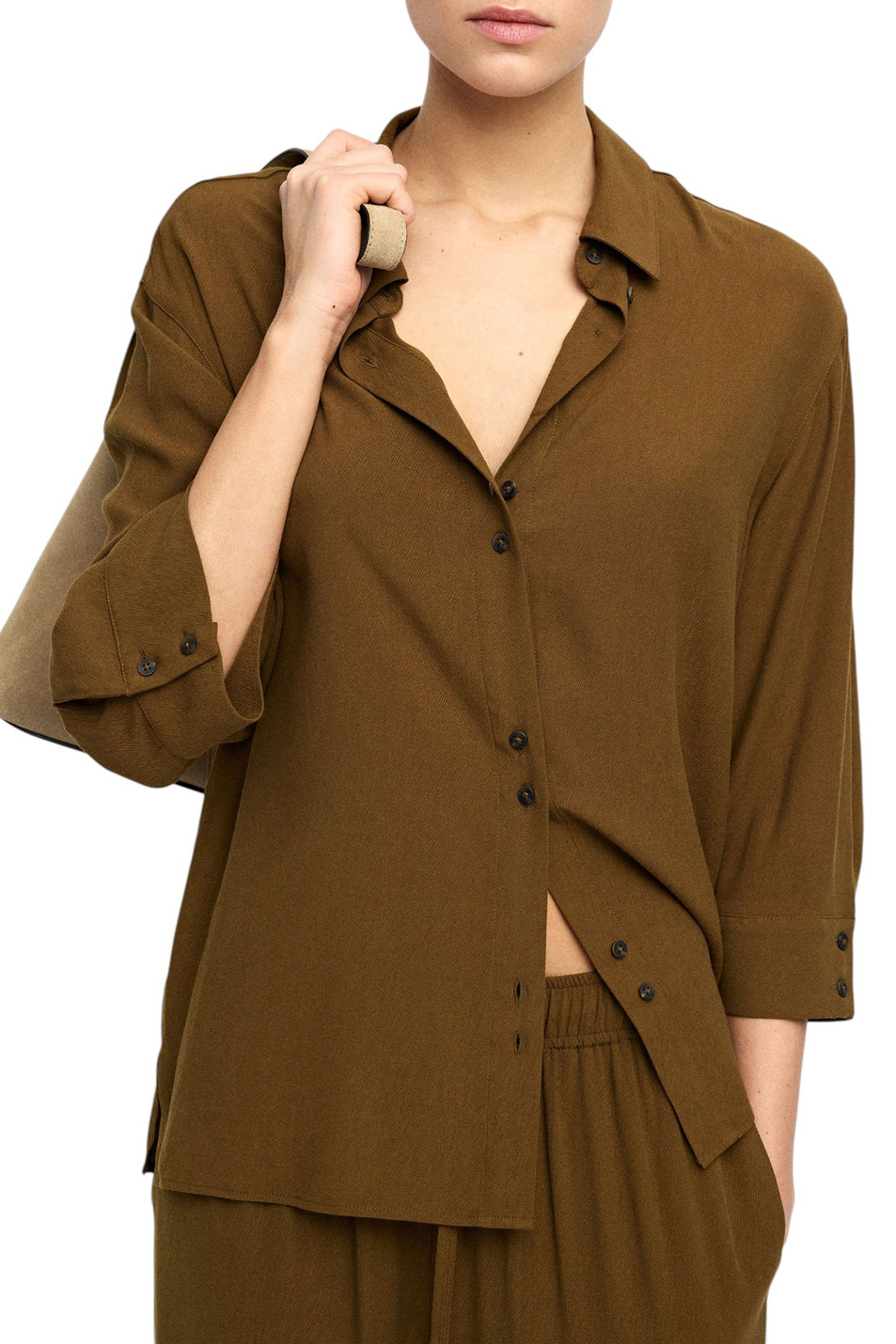 Женский Parfois Рубашка из лиоцелла и вискозы (цвет ), артикул 238057 | Фото 3