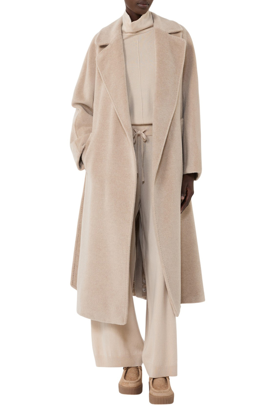 Женский Weekend Max Mara Пальто TEMPERA из смеси шерсти альпаки (цвет ), артикул 2525016082 | Фото 2