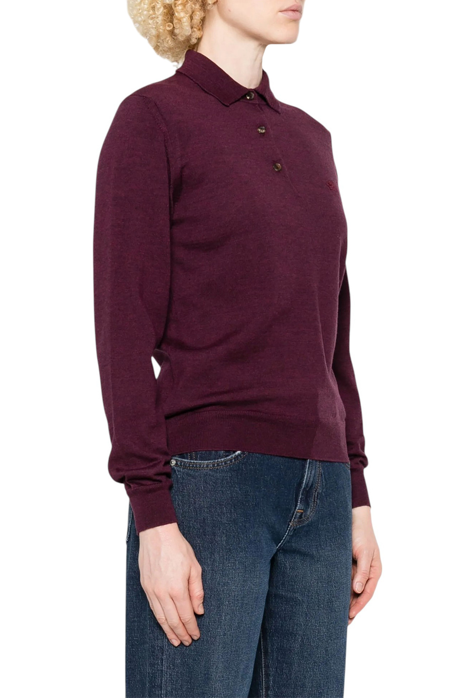 Женский Etro Джемпер-поло из шерсти (цвет ), артикул WRKN0004AQ256R0369 | Фото 4