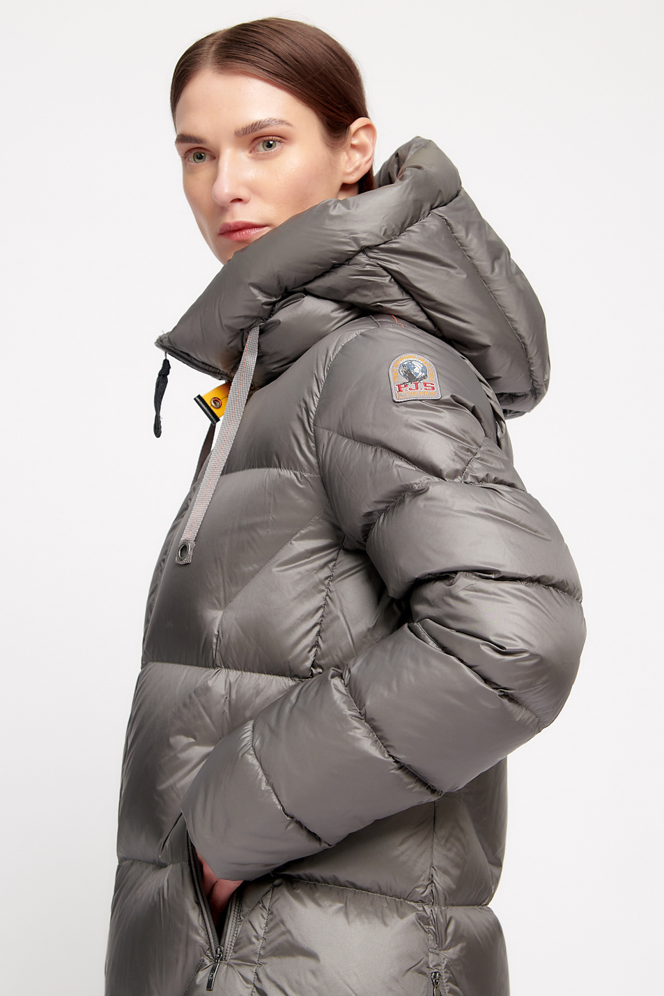 Женский Parajumpers Стеганое пальто JANET с утеплителем из утиного пуха (цвет ), артикул PWJCKHY33 | Фото 9