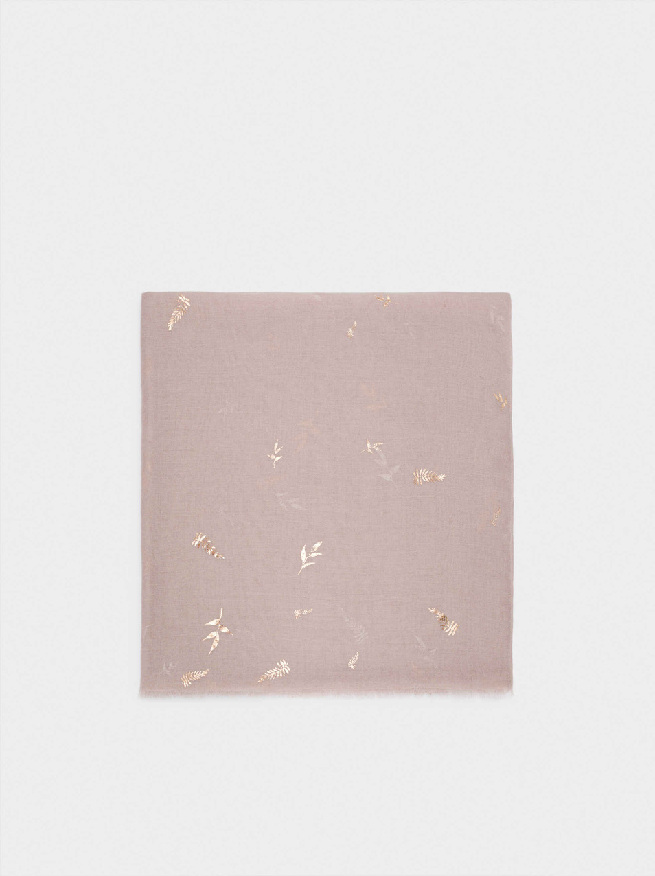 Parfois Шарф с золотистой отделкой в виде листьев (цвет ), артикул 175336 | Фото 1